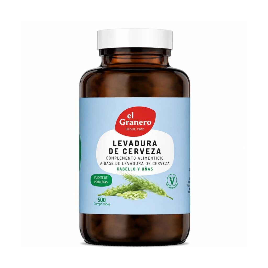 Levadura de Cerveza 400 mg 500 Comprimidos — El Granero