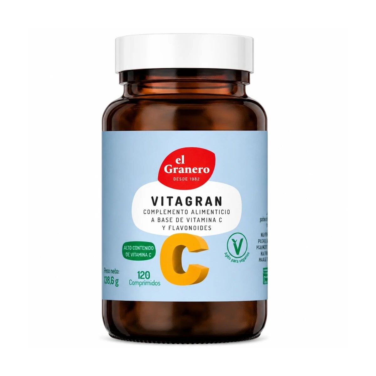 Vitagran C Forte – Vitamina C y Bioflavonoides – 120 Comp. — El Granero