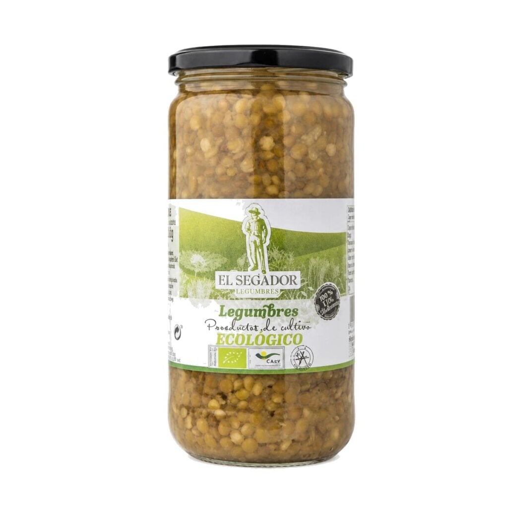 Lenteja Extra Cocida Tarro 345 g BIO — El Segador
