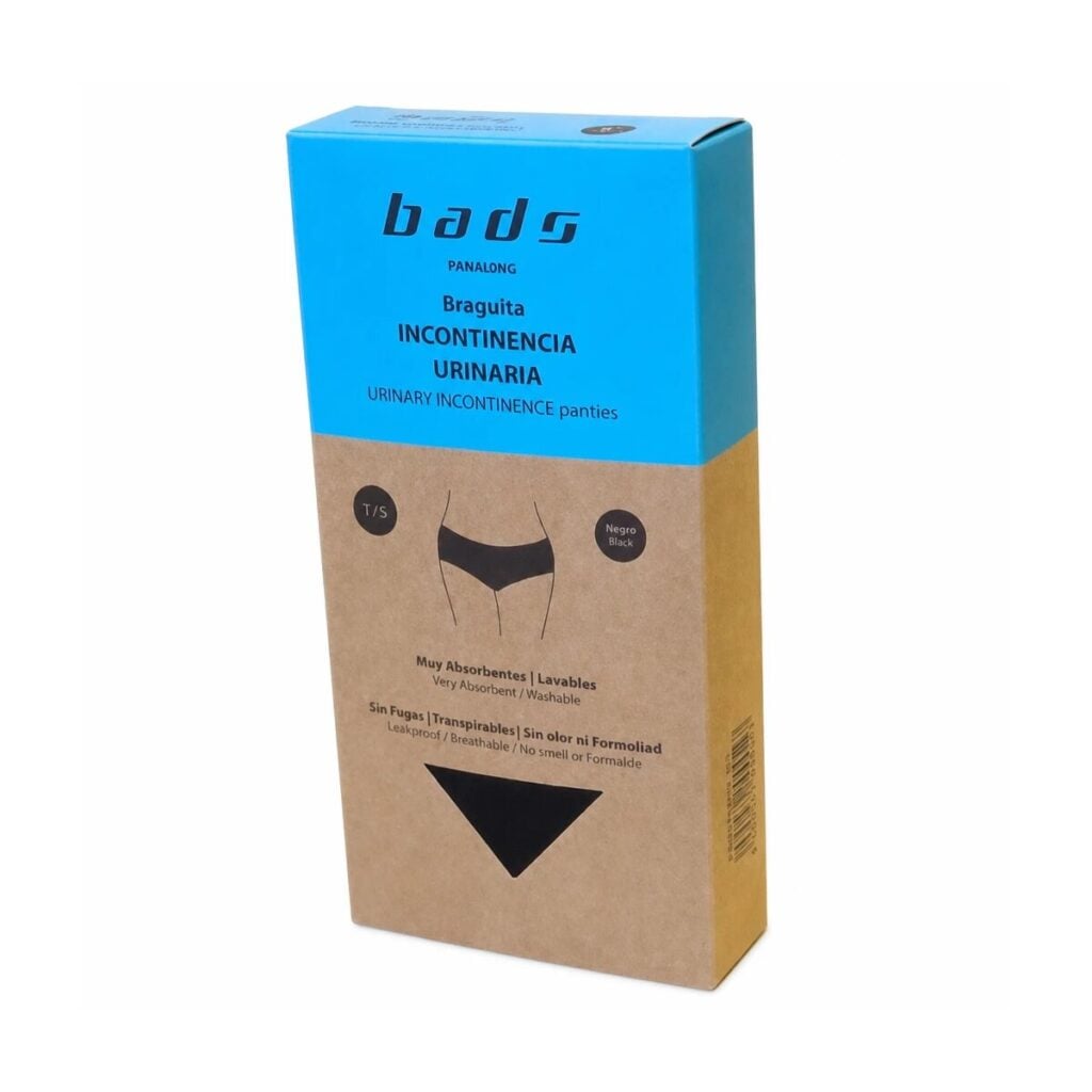 Braguita Incontinencia Urinaria Negra S — Bads