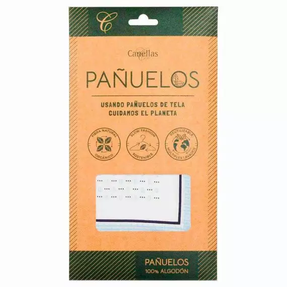 Pañuelo de Tela de Algodón Grande - Pack de 3