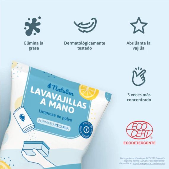 Lavavajillas a Mano en Polvo