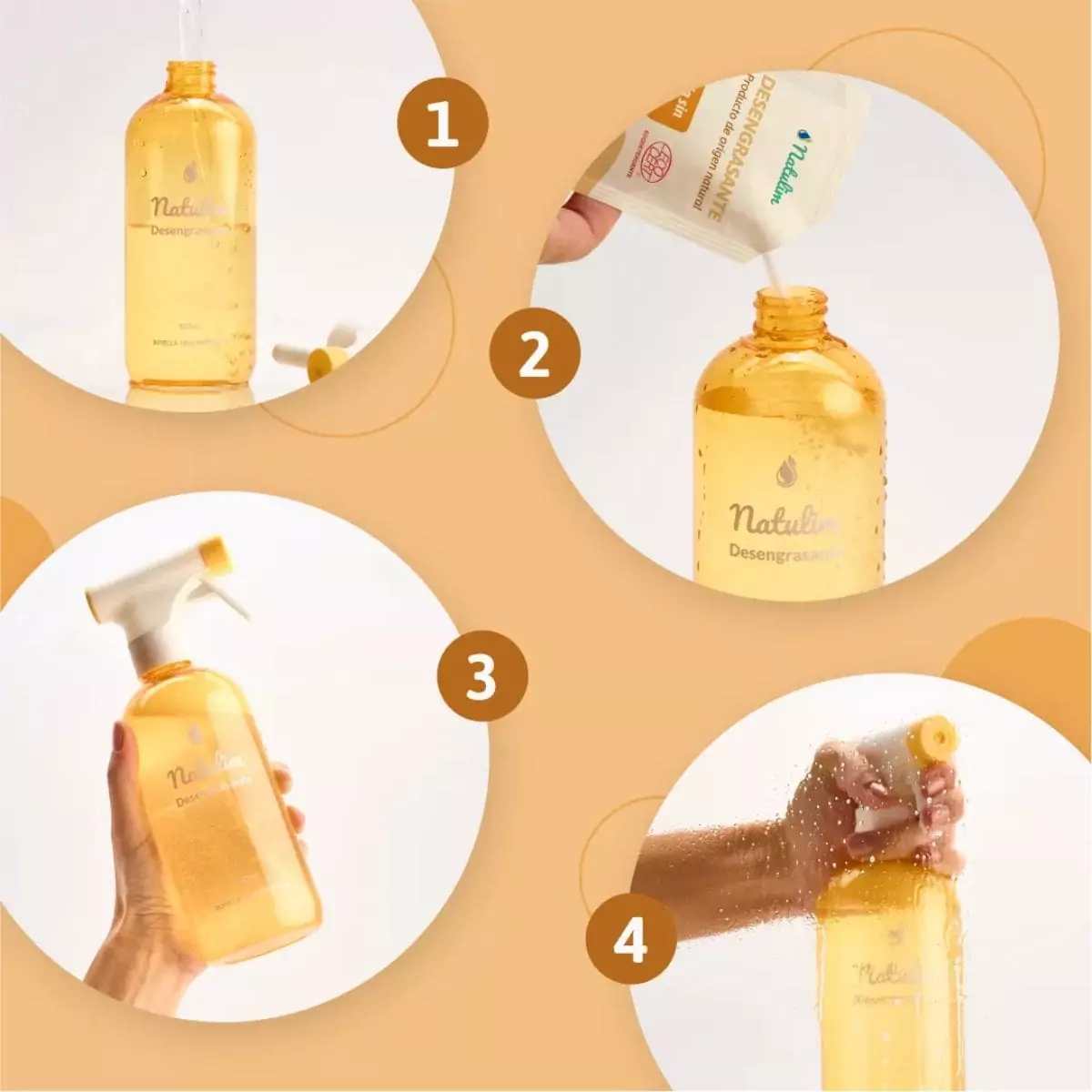 Guía Limpiador Desengrasante en Polvo de Natulim