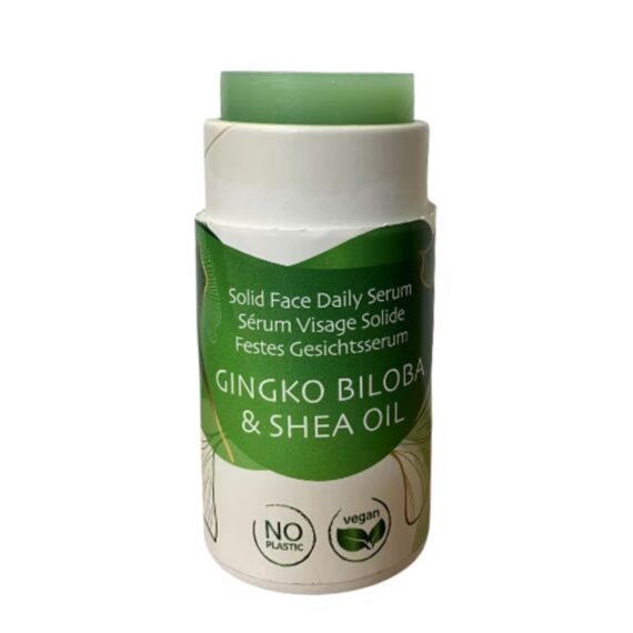 Sérum Facial en Barra - Gingko Biloba y Aceite de Karité