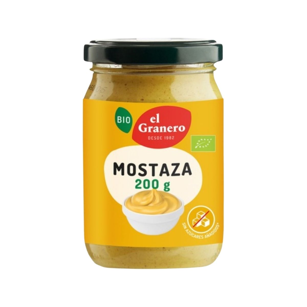 Mostaza Vegana y Sin Azúcar 200 g BIO