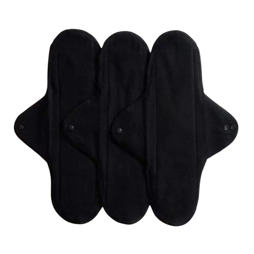 Pack de 3 Compresas de Tela de Noche Negro