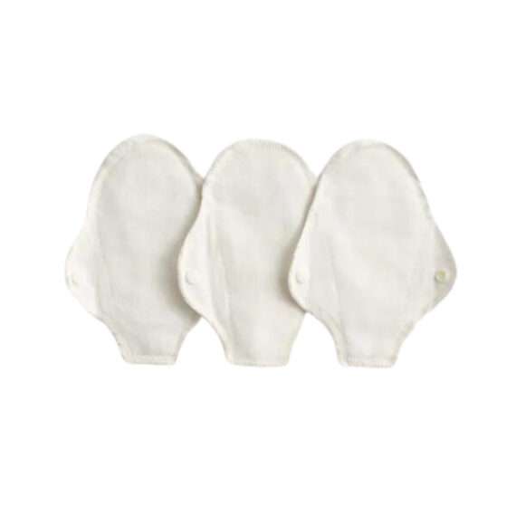 Salvaslip de tela para tanga blanco pack de 3