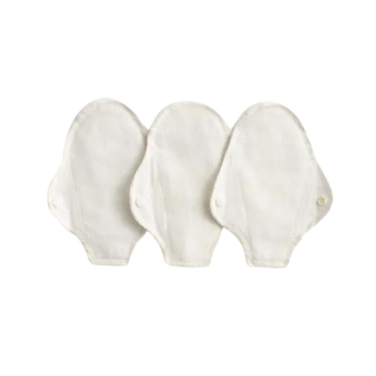Salvaslip de tela para tanga blanco pack de 3
