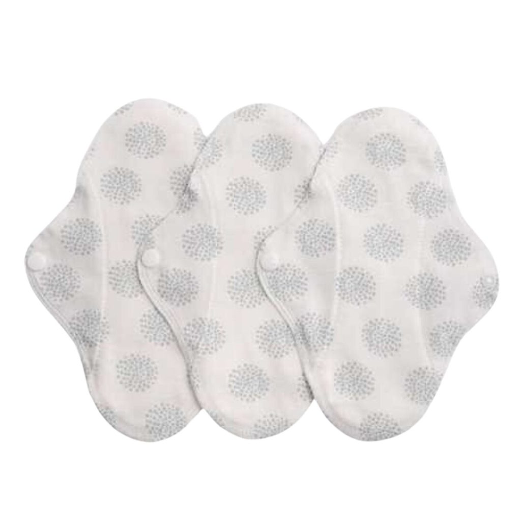 Salvaslip de Tela con estampado Puntos pack de 3