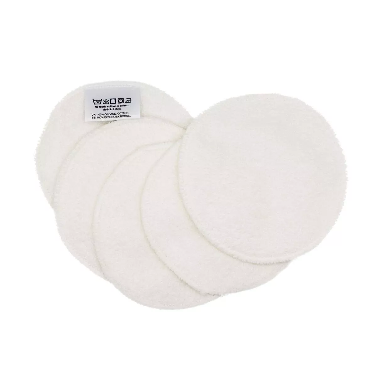 Pack de 5 discos desmaquillantes reutilizables