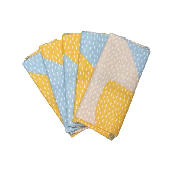 Pañuelos Reutilizables de Algodón Orgánico – Pack de 5