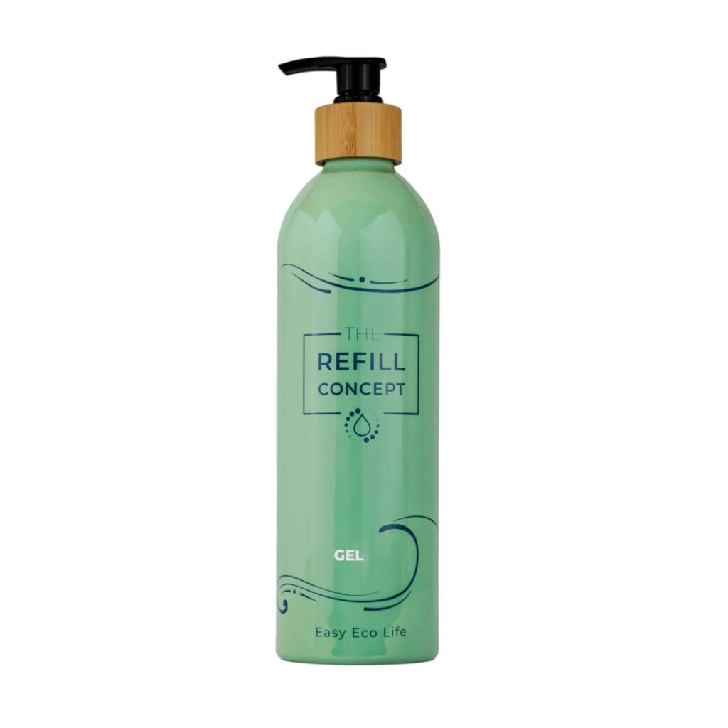 Botella de Aluminio Reutilizable para Gel