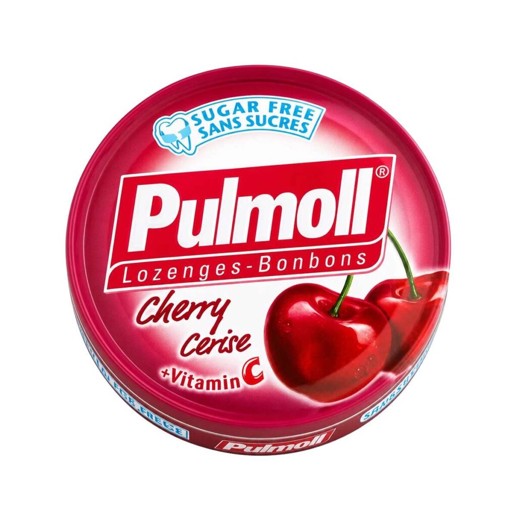 Cajita Cereza Pulmoll sin azúcar 45g — Pulmoll