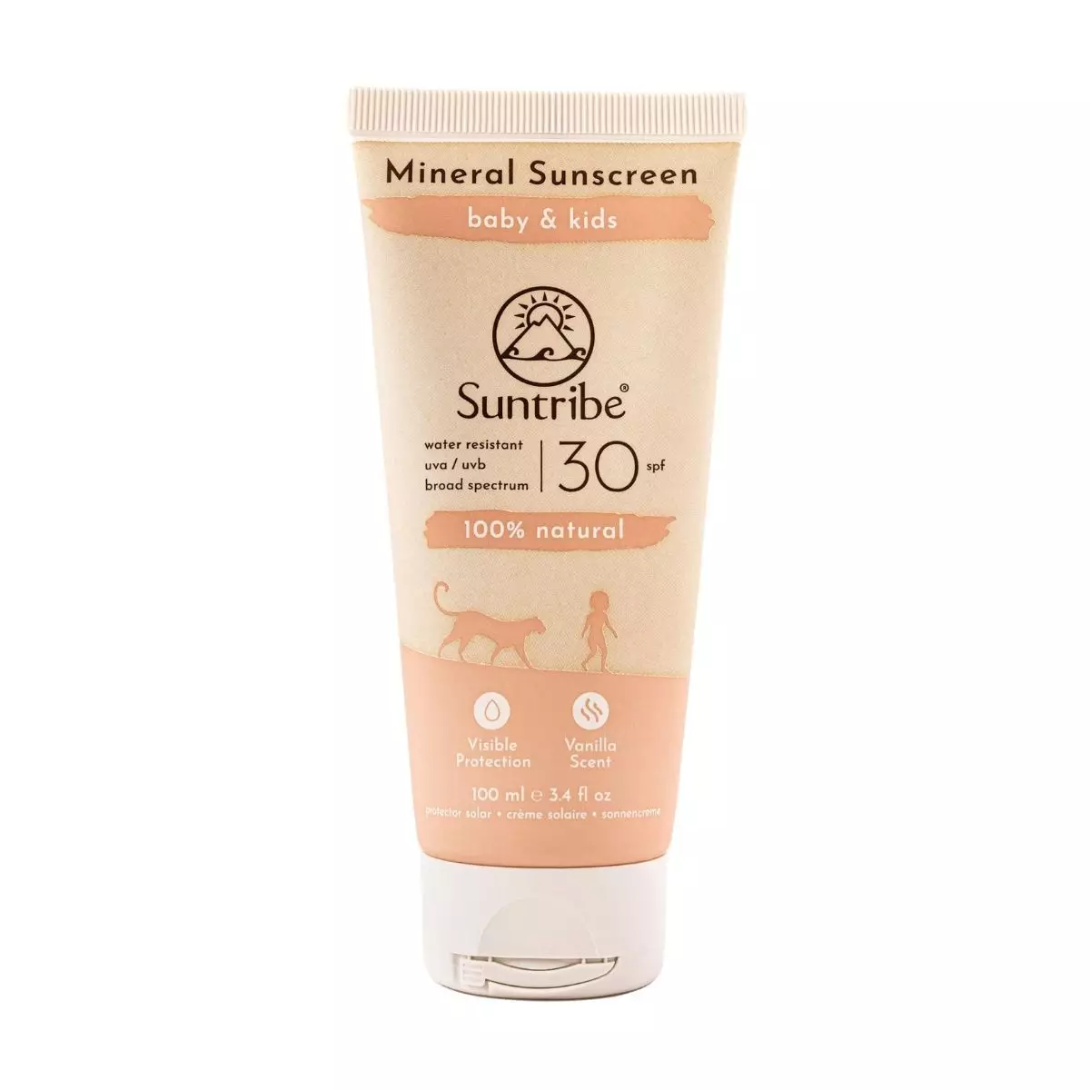 Crema Solar Mineral Ecológica Bebés Niños Suntribe