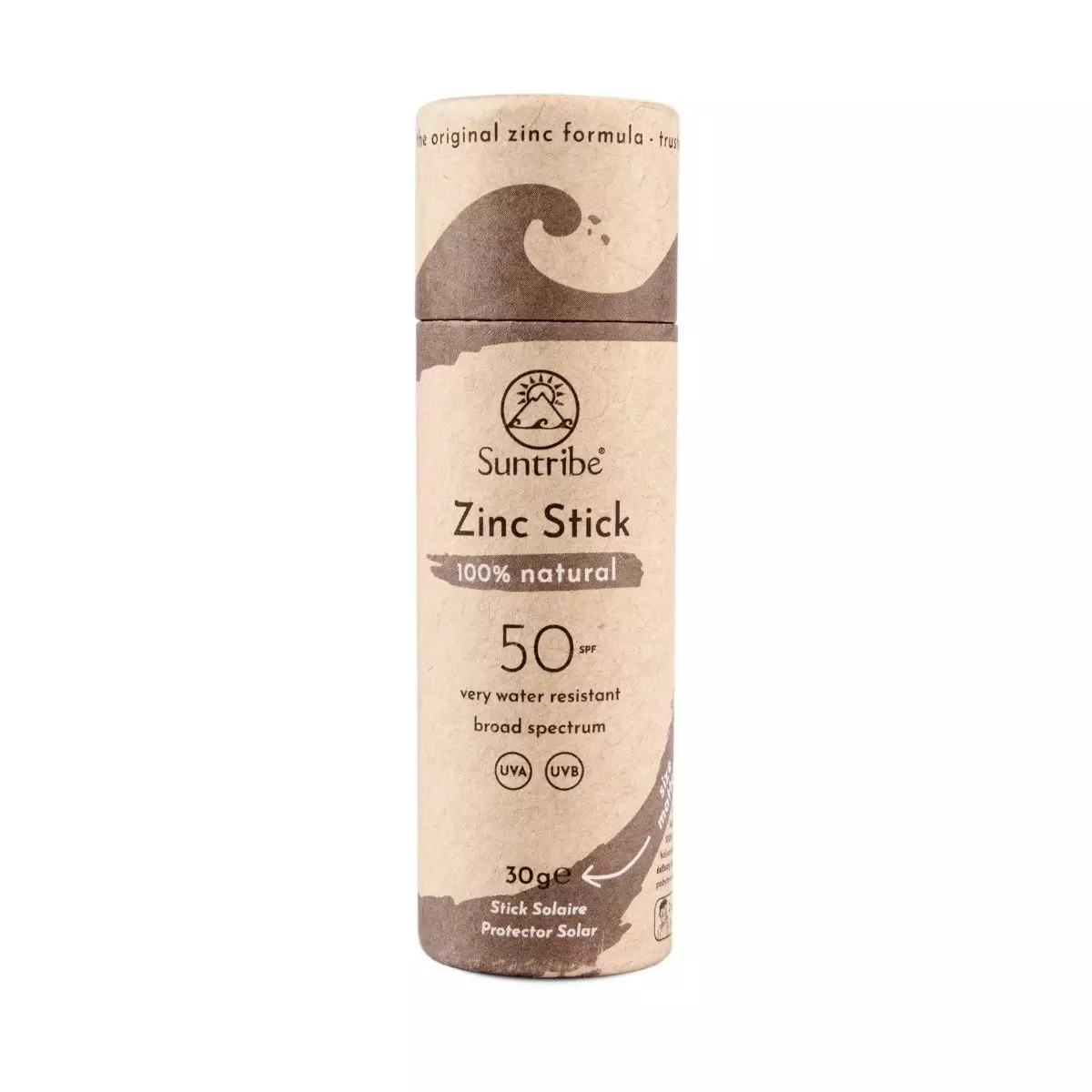 Protector Solar Mineral en Stick SPF 50 Cacao Suntribe