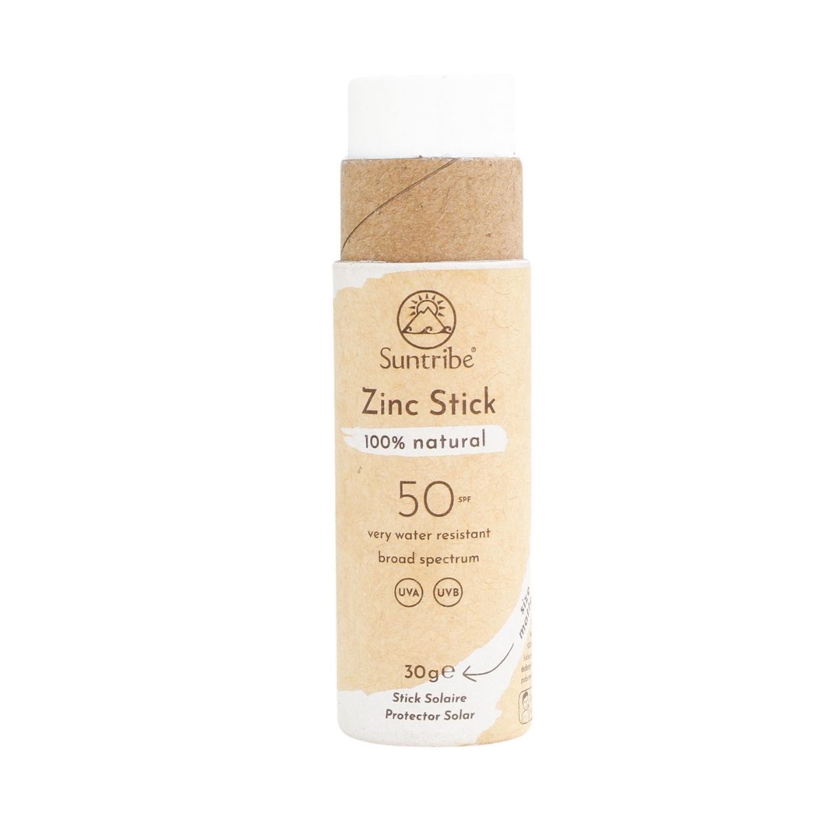 Protector Solar Mineral Stick Abierto Blanco