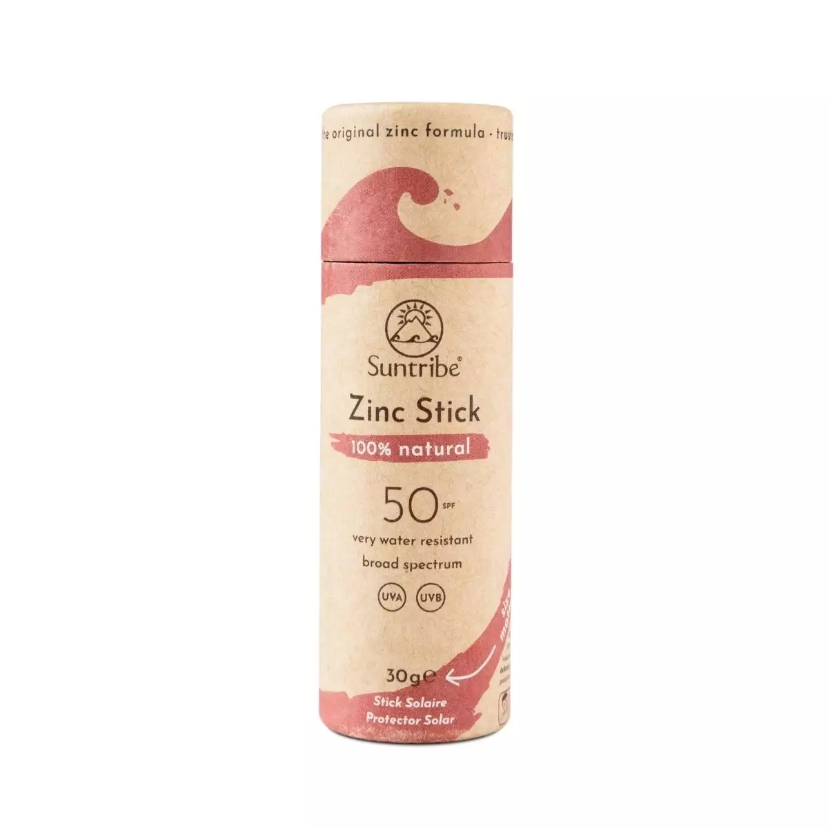 Protector Solar Mineral Stick SPF50 Rosa Suntribe
