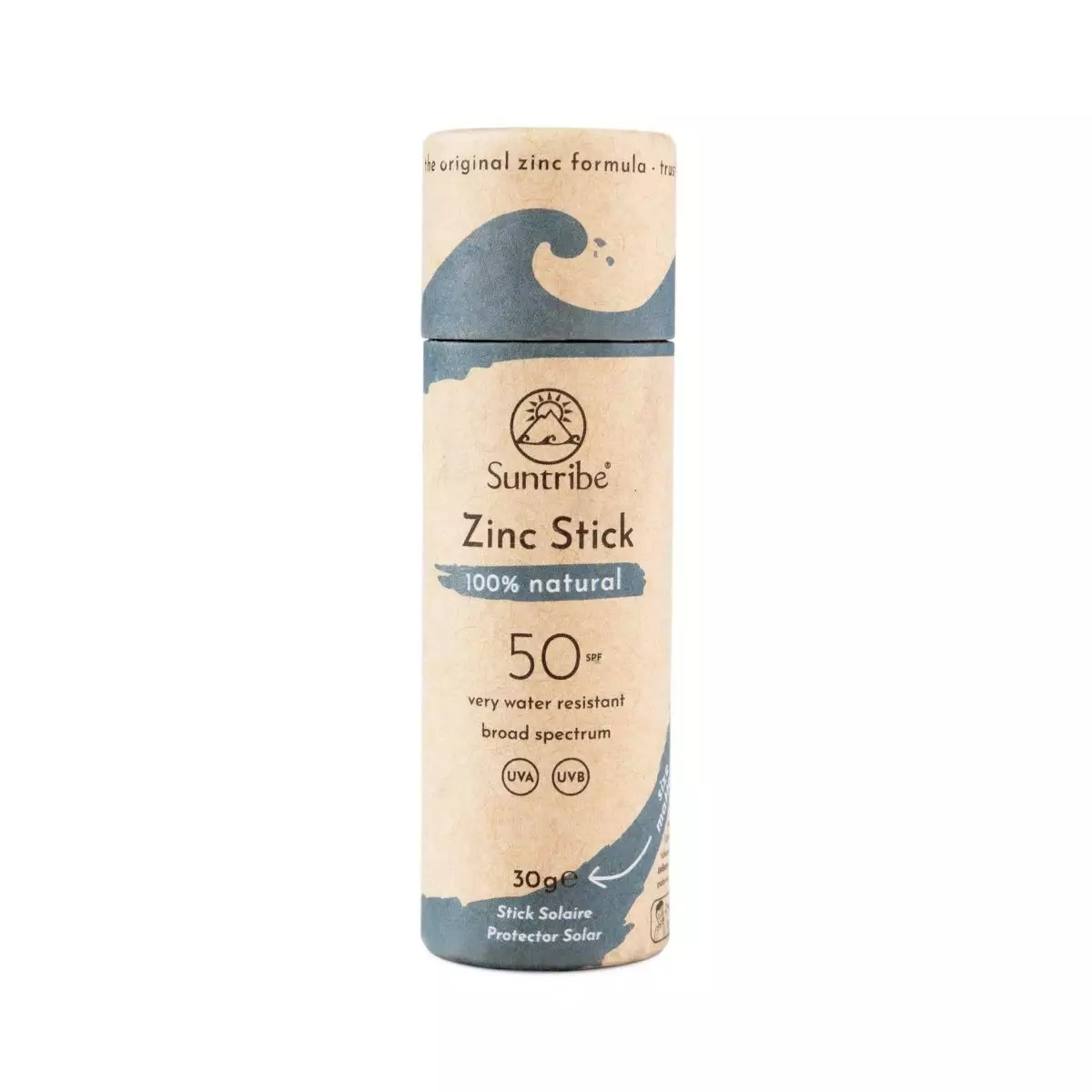 Protector Solar Mineral en Stick SPF50 Azul Suntribe