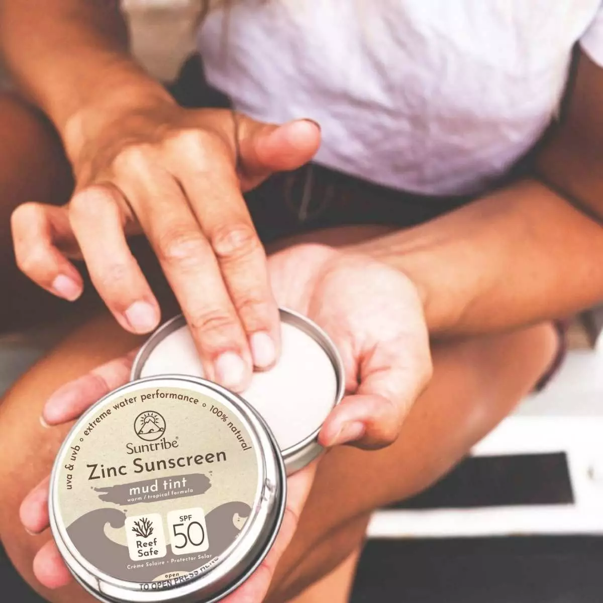 Protector Solar Ecológico color cacao Suntribe