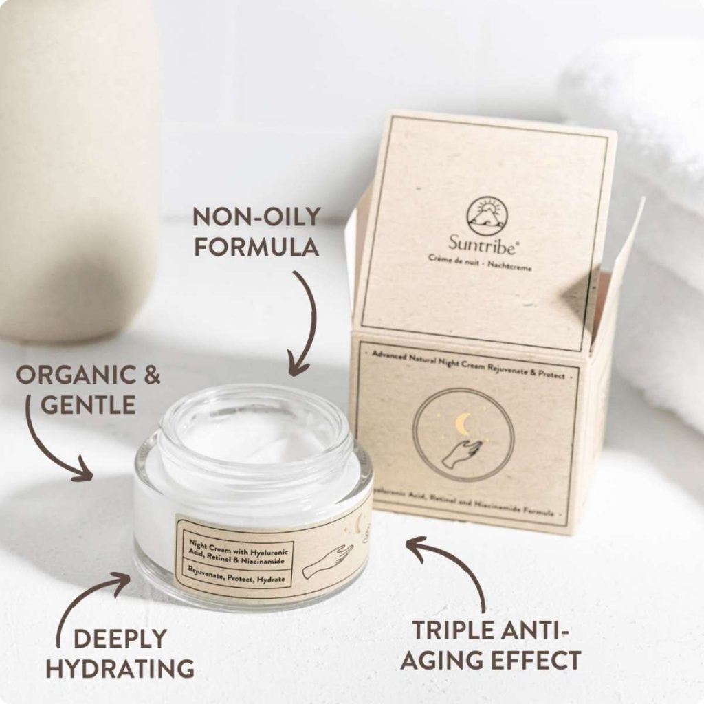 Propiedades Crema de Noche Suntribe