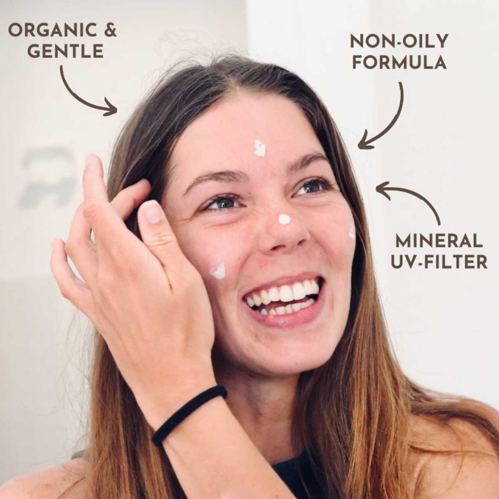Características Crema de Día Natural SPF 20 sin Tinte Suntribe
