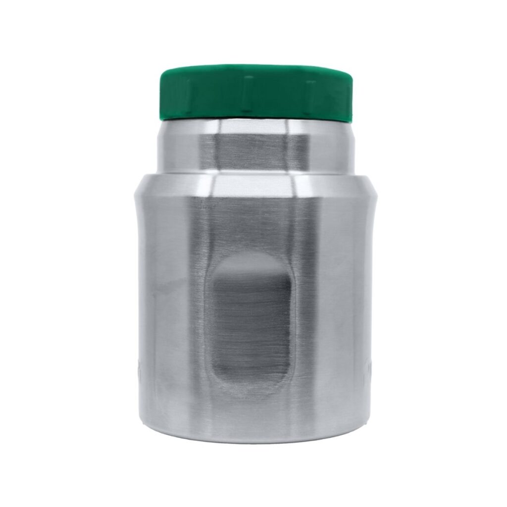 Termo de acero inoxidable 400 ml con tapa con silicona