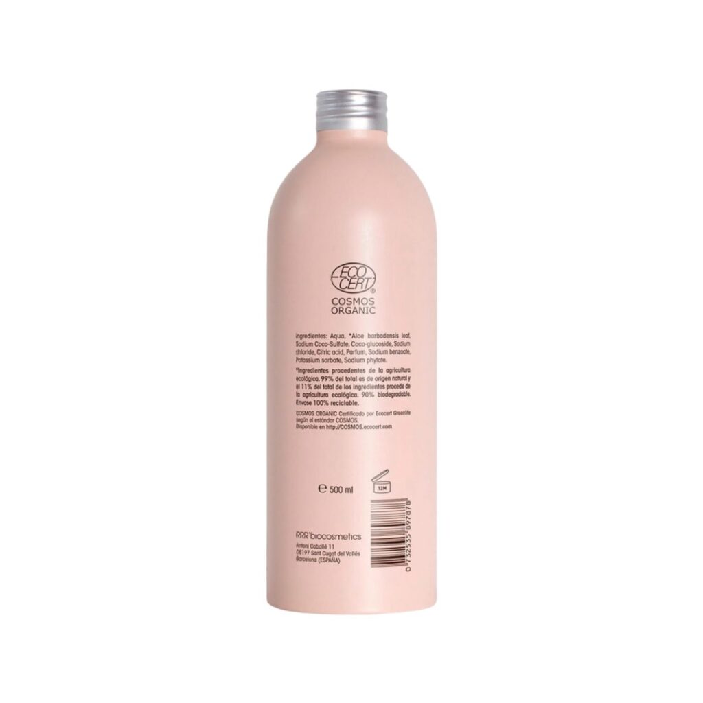 Recarga gel de baño natural con aloe vera