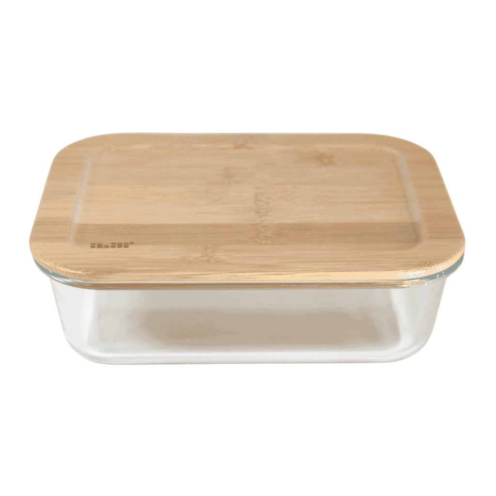 Tupper rectangular de Vidrio Borosilicato Grande