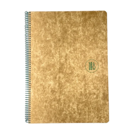 Cuaderno Reciclado de Tapa Dura y Espiral - DIN A6