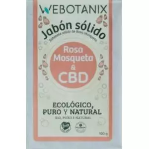 JABON SOLIDO CBD-ROSA MOSQUETA 100gr BIO VEGAN