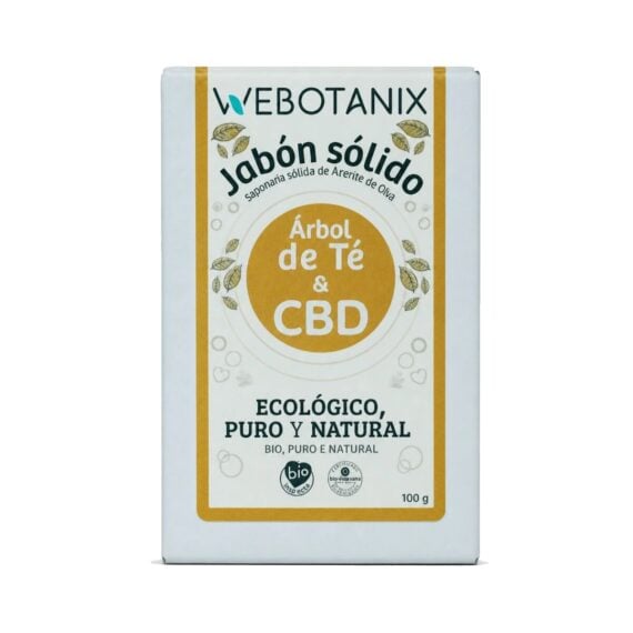 Jabón Sólido CBD Árbol de Té 100g