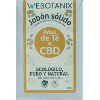 JABON SOLIDO CBD-ARBOL DE TE 100gr BIO VEGAN