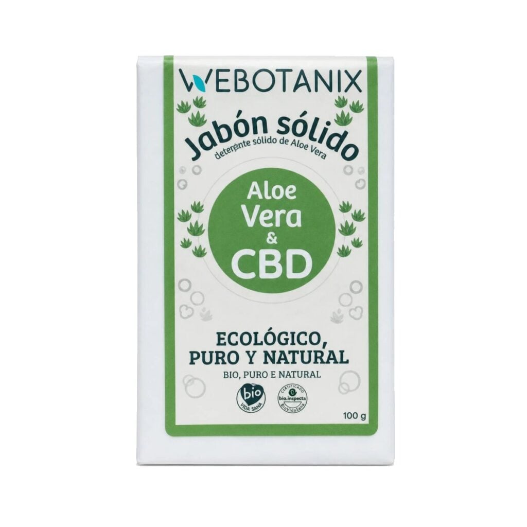 Jabón Sólido CBD Aloe Vera 100g — Webotanix