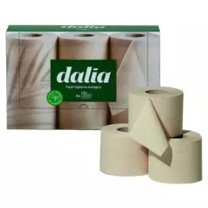 PAPEL HIGIENICO DOBLE CAPA sin blanquear 6roll BIO