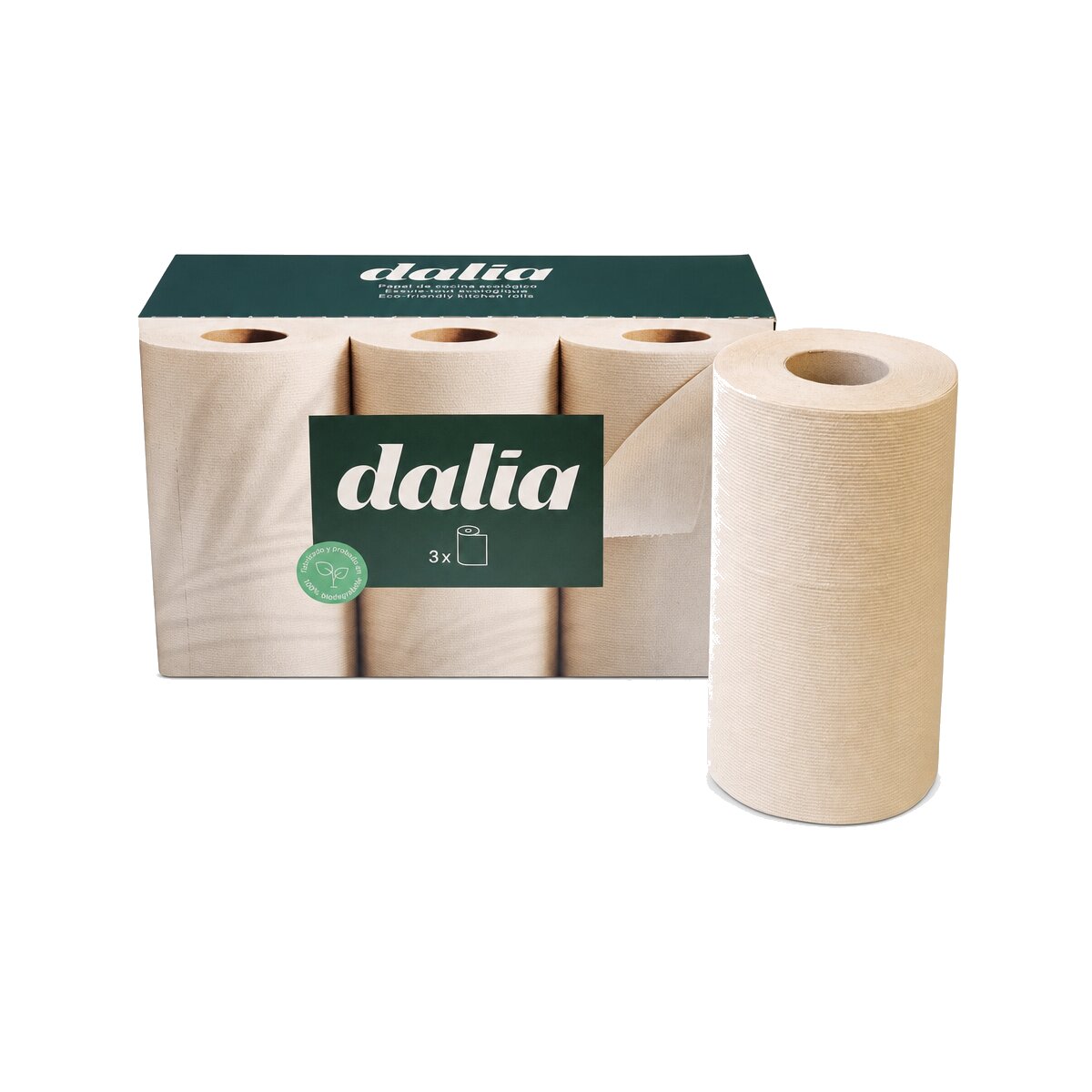 Pack 3 Rollos Papel de Cocina BIO