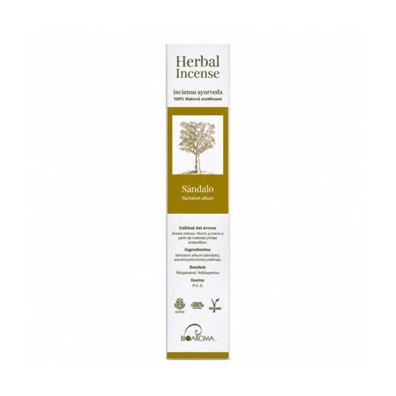Incienso de Sándalo Ayurveda 5 Packs de 12 Uds - BioAroma