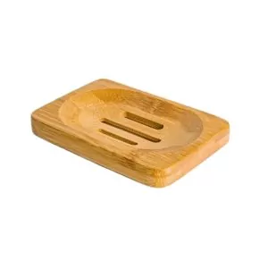 JABONERA DE BAMBU rectangular 1ud.
