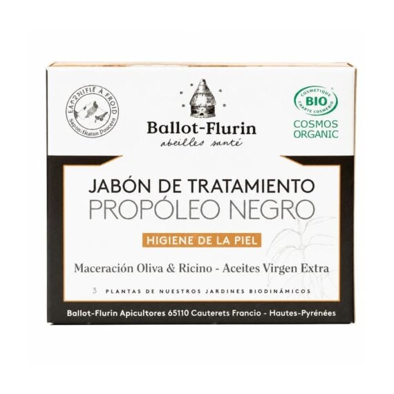 Jabón de Propóleo Negro para Piel Grasa Ballot-Flurin 100 g