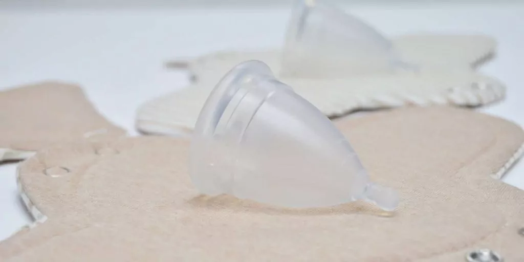 Copa menstrual compresas reutilizables