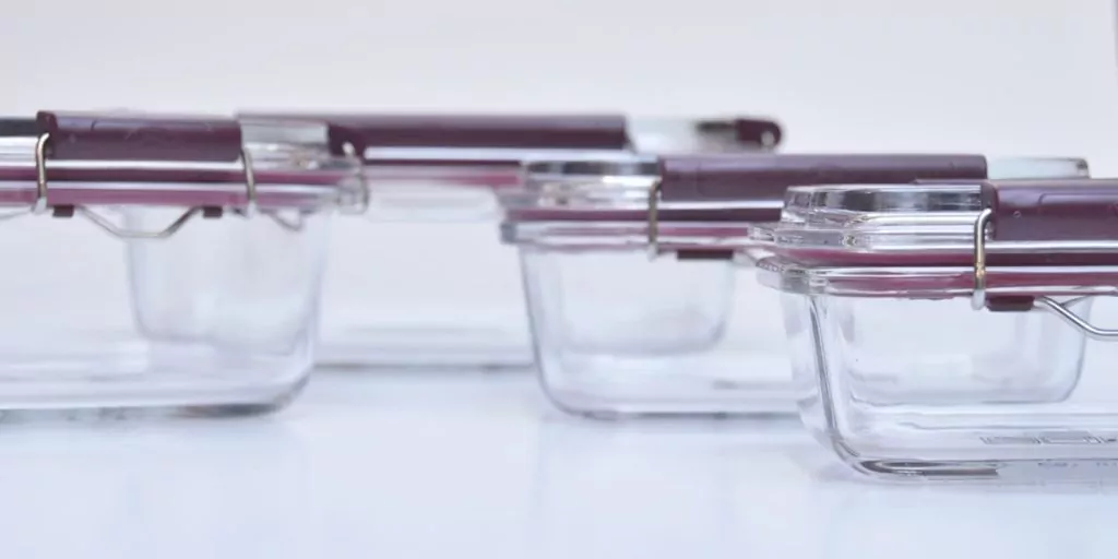 Imagen de tuppers de cristal sin plástico