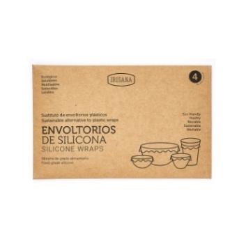 ENVOLTORIOS REUTILIZABLES DE SILICONA 4uds. IR114