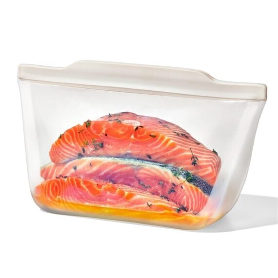 Bolsa Reutilizable de Silicona con Base OXO - 950 mL