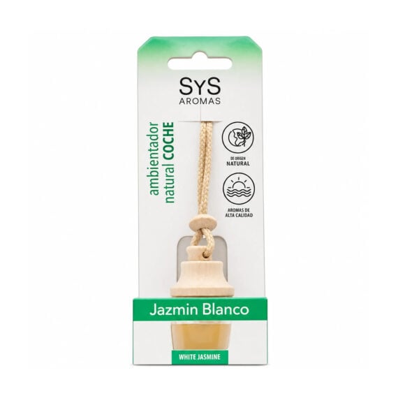 Ambientador Coche Style Colgante o Pinza 7 mL - SYS - Ropa limpia, Pinza para rejilla