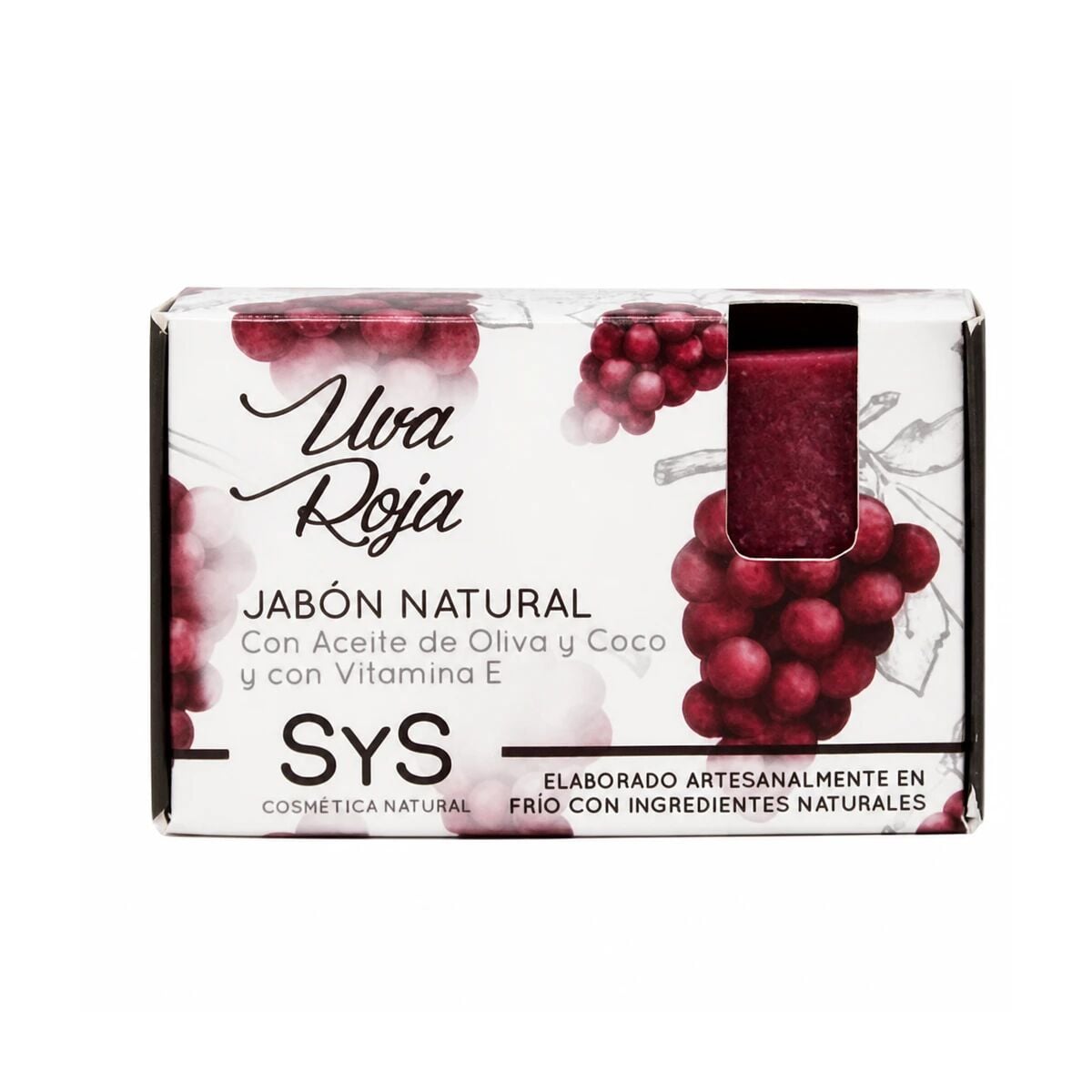 LABNATUR JABON NATURAL PREMIUM 100gr UVA ROJA