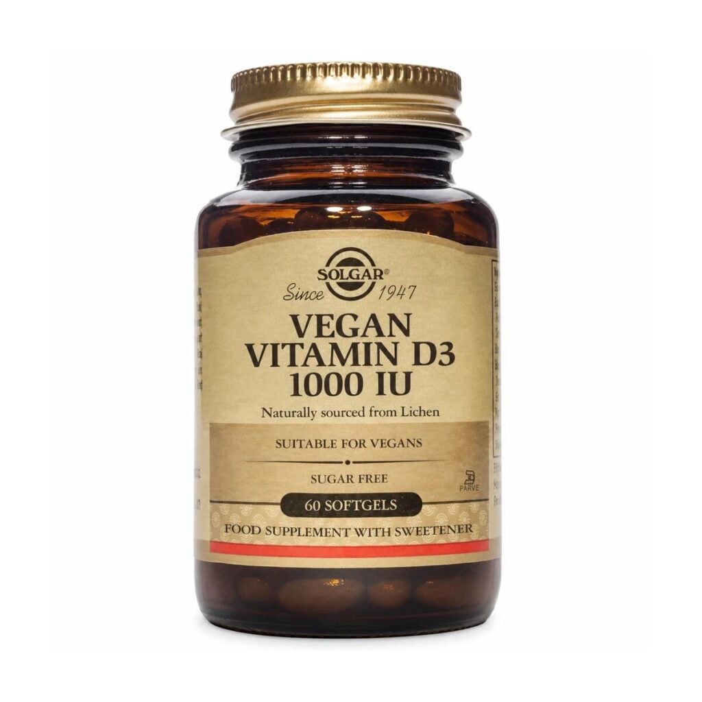 Vitamina D3 1000ui (25mcg) 60 cápsulas — Solgar