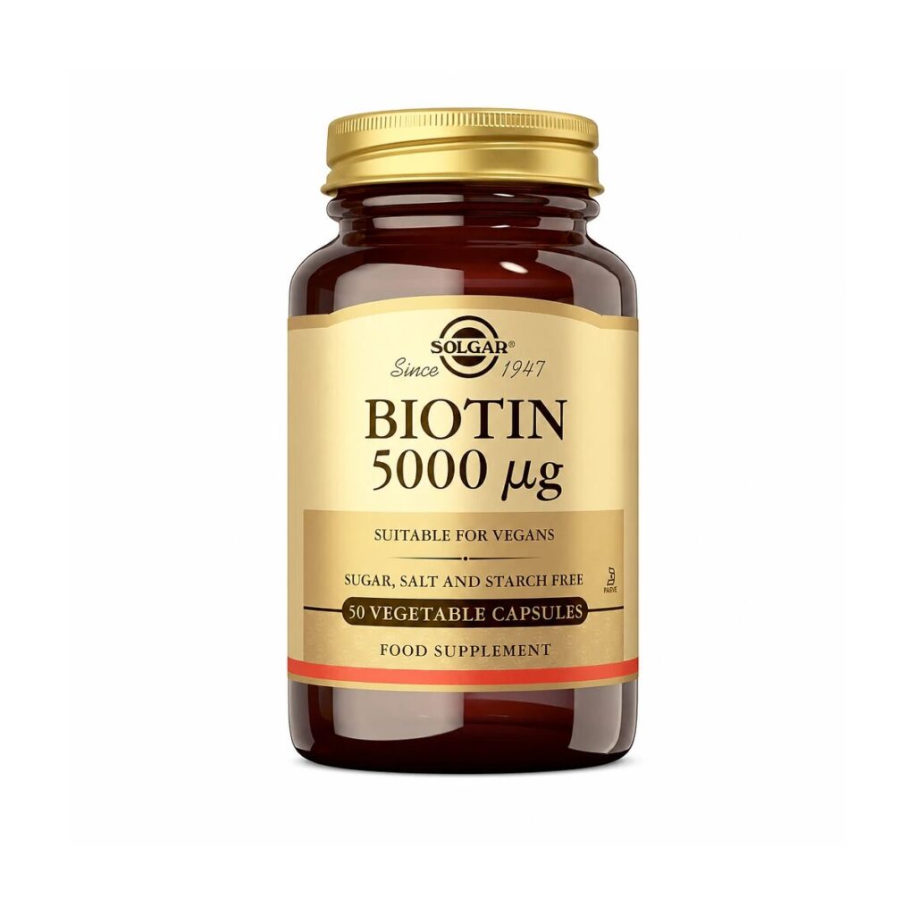 Biotina 5000mcg 100 Cápsulas — Solgar