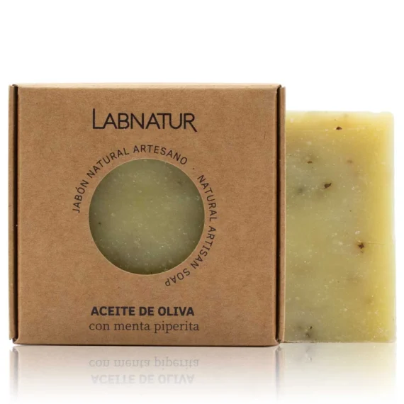 Jabón Natural Premium de Aceite de Oliva y Menta 100 g