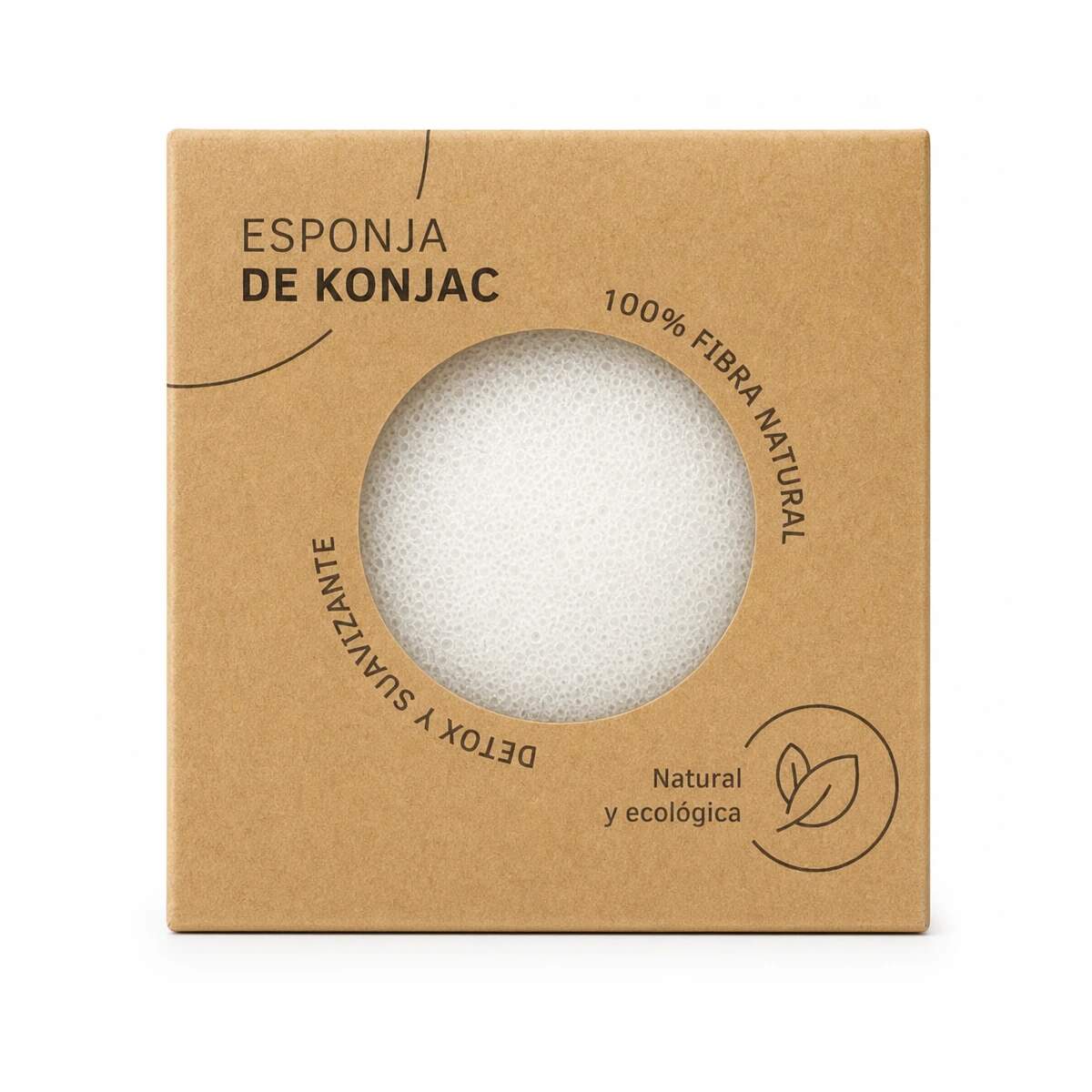 Esponja de Konjac Facial Natural — Sys