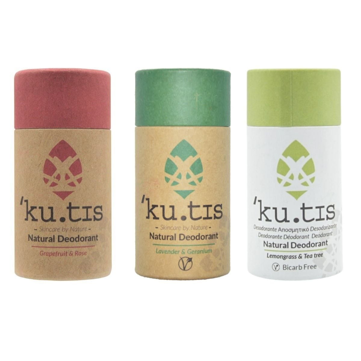 Kit 3 desodorantes Kutis