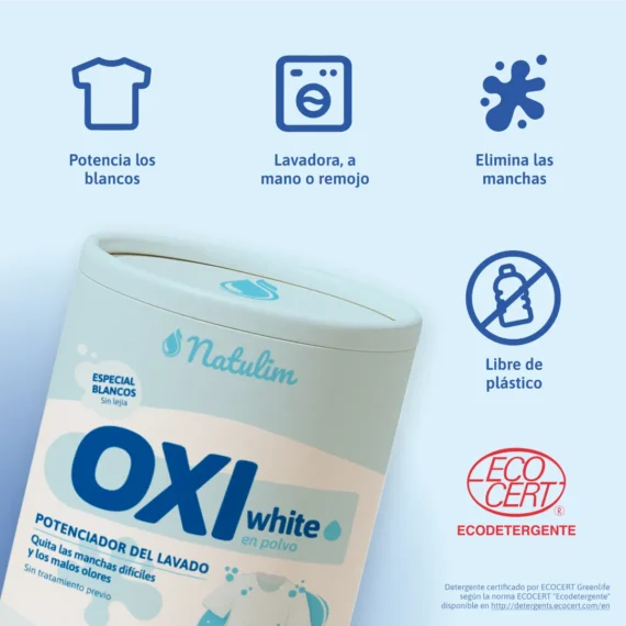 Oxi White de Natulim – Polvo Blanqueador Ecológico